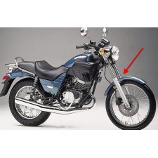 PŘEDNÍ TLUMIČE - KLUZÁKY (KOTOUČOVÁ BRZDA) - POZOR VERZE UCHYCENÍ BLATNÍKU ČZ 125/866 ROADSTER